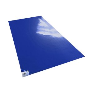 BLUE 24" X 36" CLEANROOM TACKY MAT, 30 SHEETS/MAT