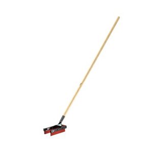 U-SHAPED ASPHALT SQUEEGEE W/RED SILICON BLADE