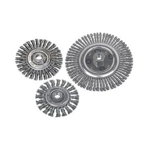 KNOTTED WIRE WHEEL 6"X 5/8-11 CARBON STEEL