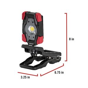 CL20R RECHARGABLE PORTABLE CLAMP LIGHT 1,750 LUMENS