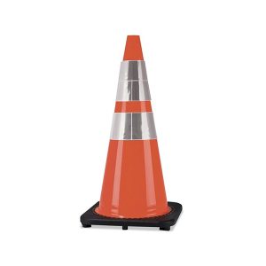 28" CONE DW 2 REFLECTIVE BANDS 7# BASE