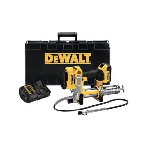 DEWALT 20V MAX CORDLESS GREASE GUN KIT WITH BATTERY CASE AND CHARGER