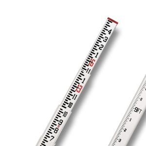 FIBERGLASS 16FT GRADE ROD INCHES/TENTHS