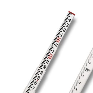 FIBERGLASS 25FT GRADE ROD INCHES/TENTHS