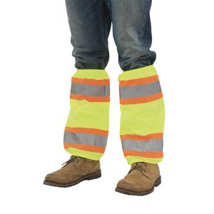 LEG GAITERS CONTRASTING TRIM ONE SIZE FITS ALL