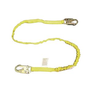 6' SHOCK ABS LANYARD W SNAP HOOKS