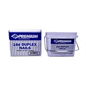 8D DUPLEX NAILS 2-1/4" 50LB/CTN