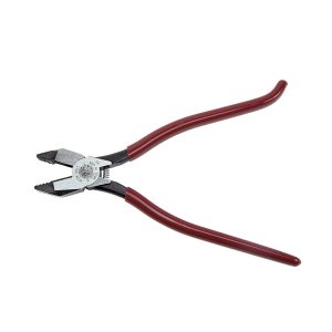 IRONWORKERS PLIERS AGGRESSIVE KNURL RED HANDLE